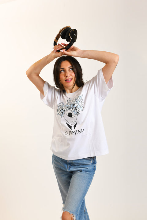 TALKING FISH Women's T-Shirt (Cropped)